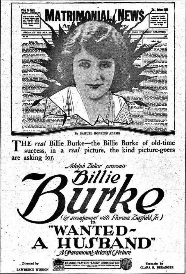 Billie Burke - Biography and movie career - Her movies and quotes