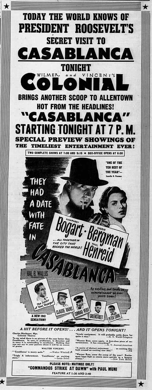 Casablanca - 1942